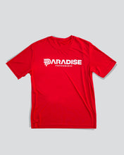 Load image into Gallery viewer, Paradise Performance: Perform Better For Life Drifit Tee: Red
